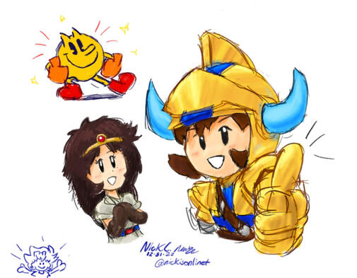 Gil and Ki (and Pac-Man)