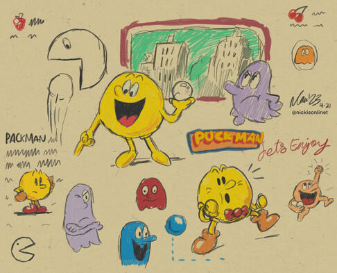 Preliminary Pac-Man designs